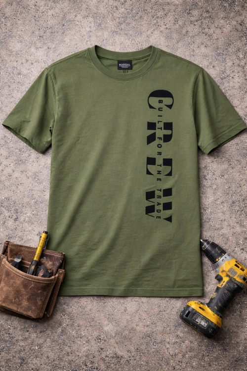 work t-shirt, tradie work tee, stretch work t-shirt, durable workwear t-shirt, construction work clothing, polyester cotton spandex work tee
