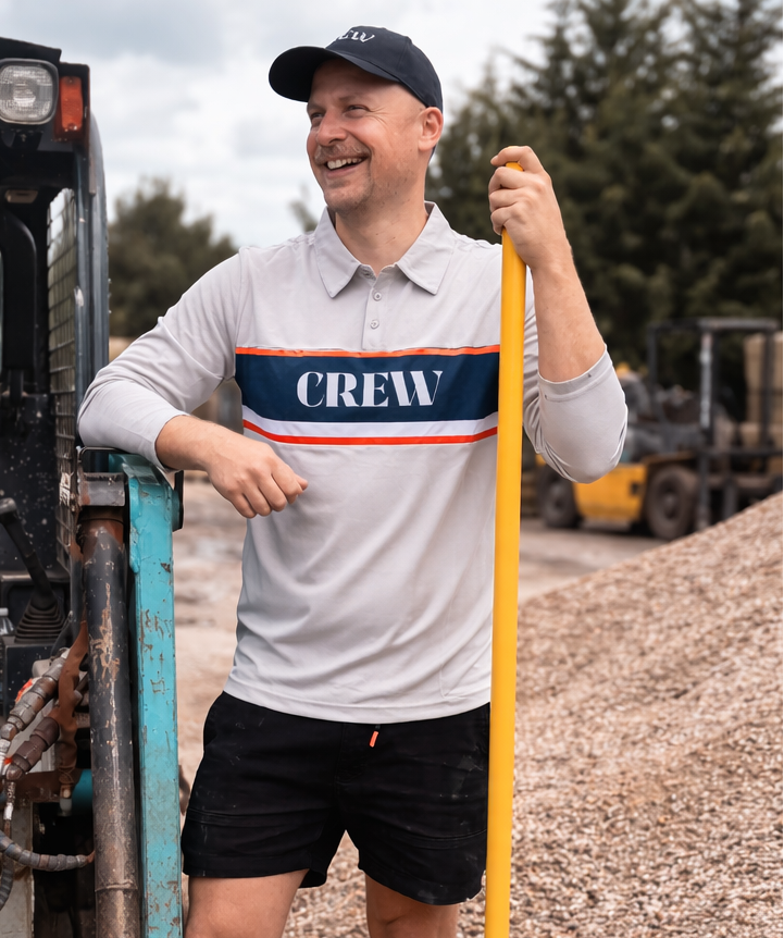 mesh work shirt, breathable workwear, lightweight work shirt, summer workwear, polyester mesh work shirt, tradie work clothing, hot weather workwear