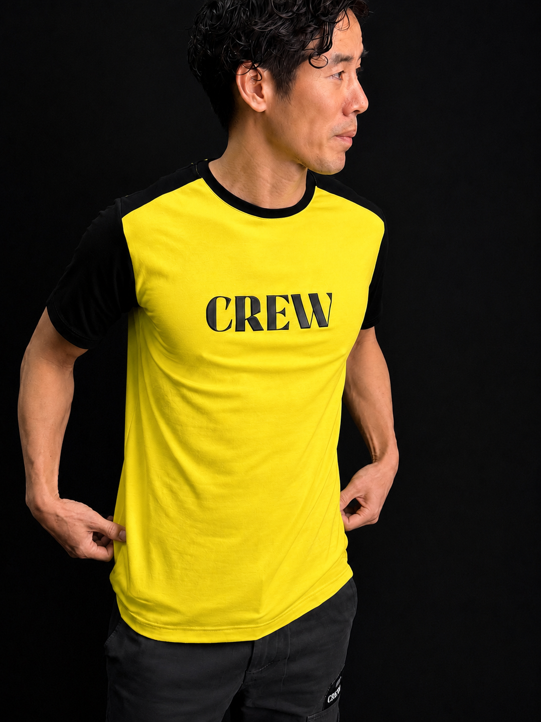 Crew t shirt for Aussie tradie workwear Hi vis